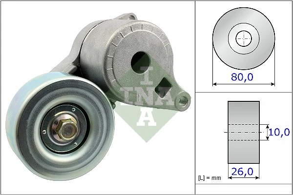 Belt Tensioner, V-ribbed belt